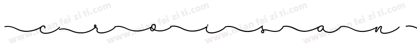 CROISAN Personal Use字体转换